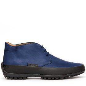 PAKERSON MONTALCINO ANKLE BOOT IN BLUE NAVY LEATHER