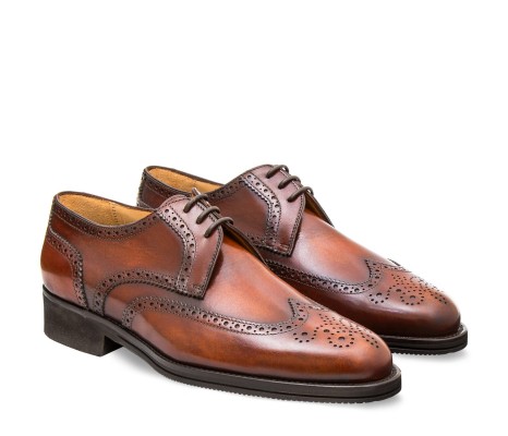 DERBY PISA PELLE MARRONE WOOD PAKERSON