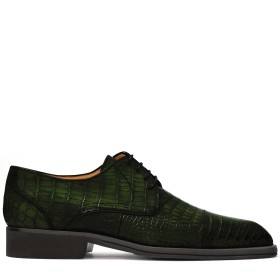 DERBY FIRENZE ALLIGATORE VERDE TARTARUGA