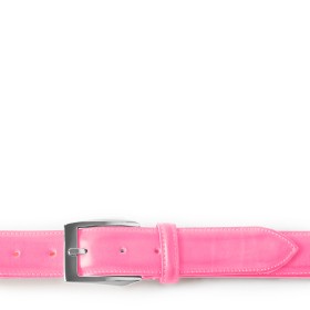 CINTURA CALCI IN PELLE ROSA