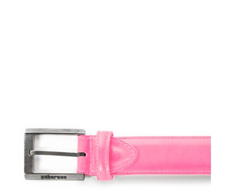 CINTURA VOLTERRA IN PELLE ROSA