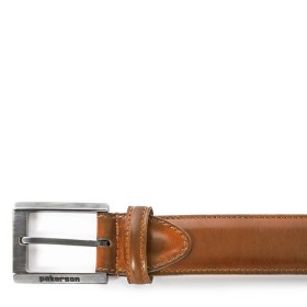 CINTURA VOLTERRA IN PELLE MARRONE TAN