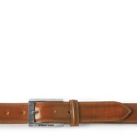 CINTURA VOLTERRA IN PELLE MARRONE TAN