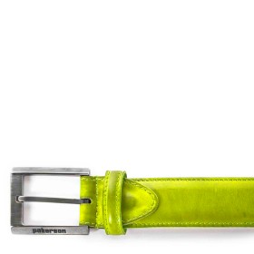 CINTURA VOLTERRA IN PELLE VERDE PISTACCHIO