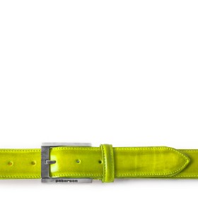 CINTURA VOLTERRA IN PELLE VERDE PISTACCHIO