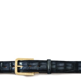 RIPA BUCKLE BELT IN ISLAND BLUE ALLIGATOR