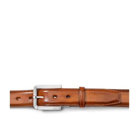 CINTURA FIESOLE IN PELLE MARRONE WOOD