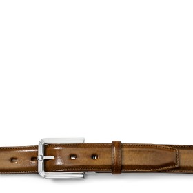 CINTURA FIESOLE IN PELLE MARRONE TIMBER