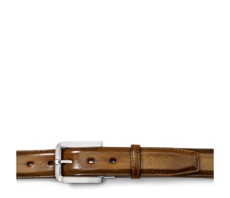 CINTURA FIESOLE IN PELLE MARRONE TIMBER