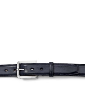 FIESOLE BUCKLE BELT IN STONE GREY LEATHER