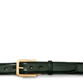 CINTURA RIPA IN PELLE VERDE TARTARUGA