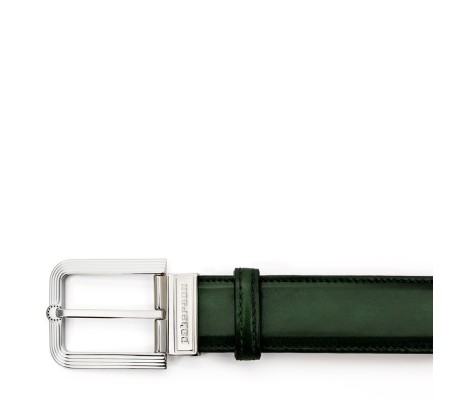 FIESOLE BELT IN TURTLE GREEN LEATHER