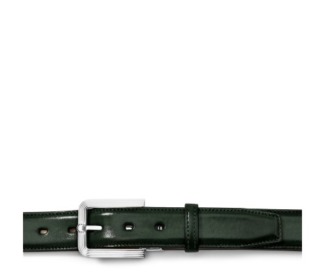 FIESOLE BELT IN TURTLE GREEN LEATHER