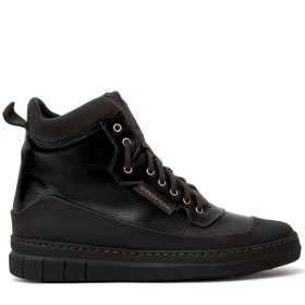PAKERSON APUANE LOW BOOT FOR WOMEN IN BLACK LEATHER
