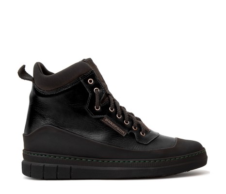 PAKERSON APUANE LOW BOOT FOR WOMEN IN BLACK LEATHER