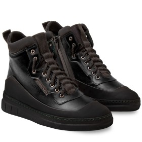 STIVALETTO APUANE DONNA IN PELLE NERA PAKERSON