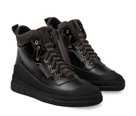 STIVALETTO APUANE DONNA IN PELLE NERA PAKERSON