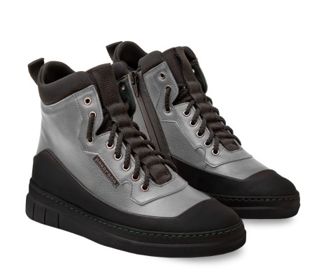 PAKERSON APUANE LOW BOOT FOR WOMEN IN SMOG GREY LEATHER