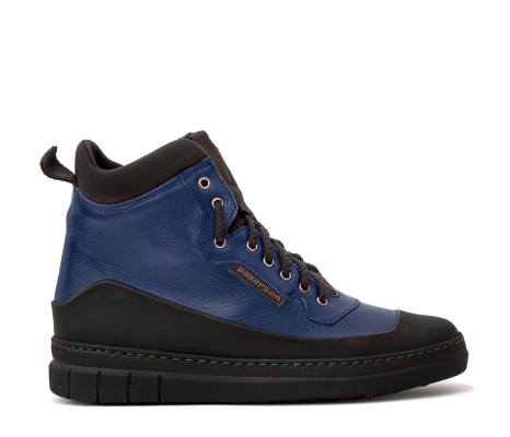 STIVALETTO APUANE DONNA IN PELLE BLU NAVY PAKERSON