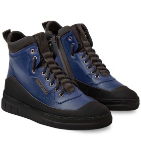 STIVALETTO APUANE DONNA IN PELLE BLU NAVY PAKERSON
