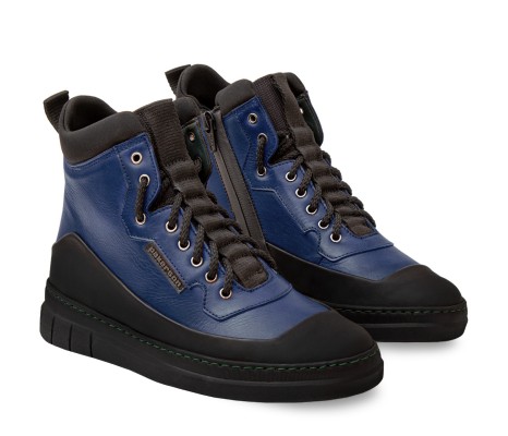STIVALETTO APUANE DONNA IN PELLE BLU NAVY PAKERSON