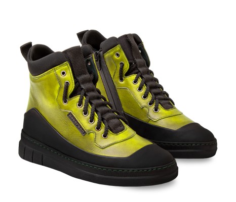 STIVALETTO APUANE DONNA IN PELLE VERDE PISTACCHIO PAKERSON