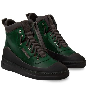 STIVALETTO APUANE DONNA IN PELLE VERDE INTENSO PAKERSON