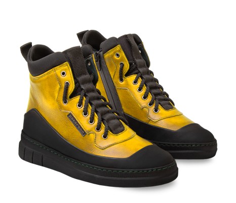STIVALETTO APUANE DONNA IN PELLE GIALLO PAKERSON