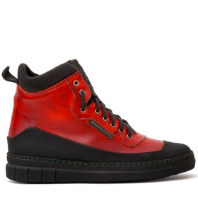 STIVALETTO APUANE DONNA IN PELLE ROSSA PAKERSON