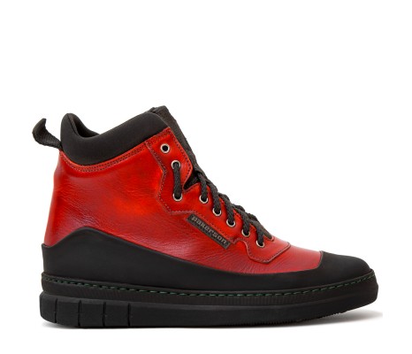 STIVALETTO APUANE DONNA IN PELLE ROSSA PAKERSON