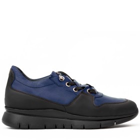 SNEAKER AMIATA DONNA IN PELLE BLU NAVY PAKERSON