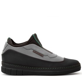 PAKERSON AMIATA SNEAKER FOR WOMEN IN SMOG GREY LEATHER
