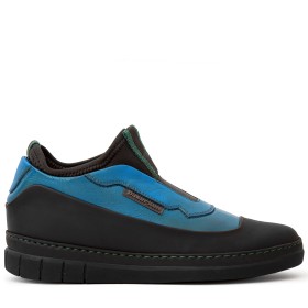 SNEAKER AMIATA DONNA IN PELLE AZZURRO CIELO PAKERSON