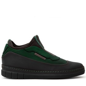PAKERSON AMIATA SNEAKER FOR WOMEN IN DEEP GREEN LEATHER