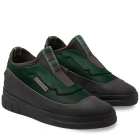PAKERSON AMIATA SNEAKER FOR WOMEN IN DEEP GREEN LEATHER
