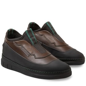 SNEAKER AMIATA DONNA IN PELLE MARRONE CIOCCOLATO PAKERSON