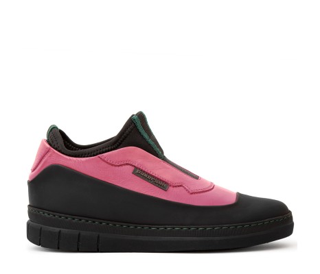 SNEAKER AMIATA DONNA IN PELLE ROSA PAKERSON