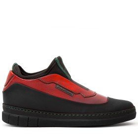 SNEAKER AMIATA DONNA IN PELLE ROSSA PAKERSON