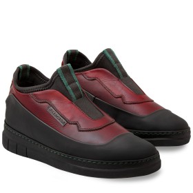 SNEAKER AMIATA DONNA IN PELLE ROSSO BORDEAUX PAKERSON