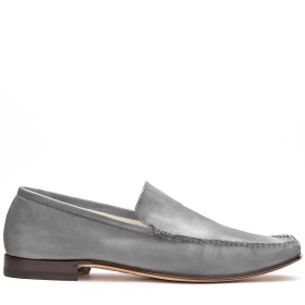 MOCASSINI CERRETO PELLE GRIGIO SMOG PAKERSON