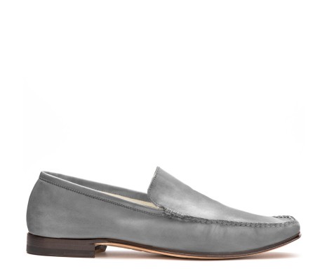 MOCASSINI CERRETO PELLE GRIGIO SMOG PAKERSON