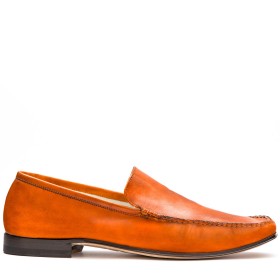 MOCASSINI CERRETO PELLE ARANCIO PAKERSON