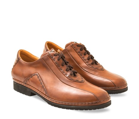 DERBY BOLGHERI PELLE MARRONE TAN PAKERSON