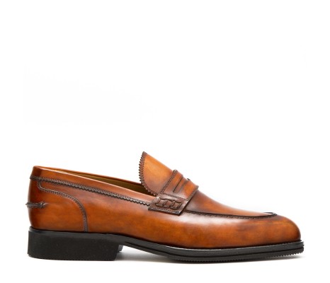 MOCASSINO LUCCA PELLE MARRONE WOOD PAKERSON