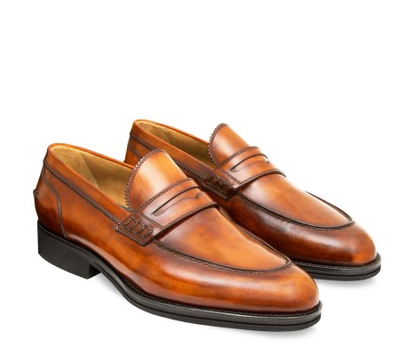 MOCASSINO LUCCA PELLE MARRONE WOOD PAKERSON